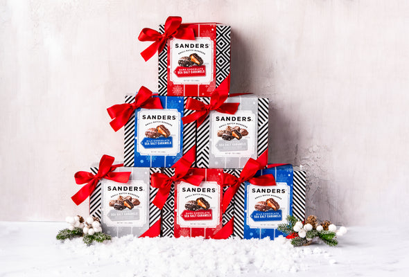 Milk Chocolate Sea Salt Caramel Holiday Gift Box