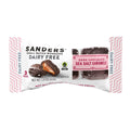 Dairy Free Dark Chocolate Sea Salt Caramel Fair Trade 3-Piece (Pack of 8) Front packaging