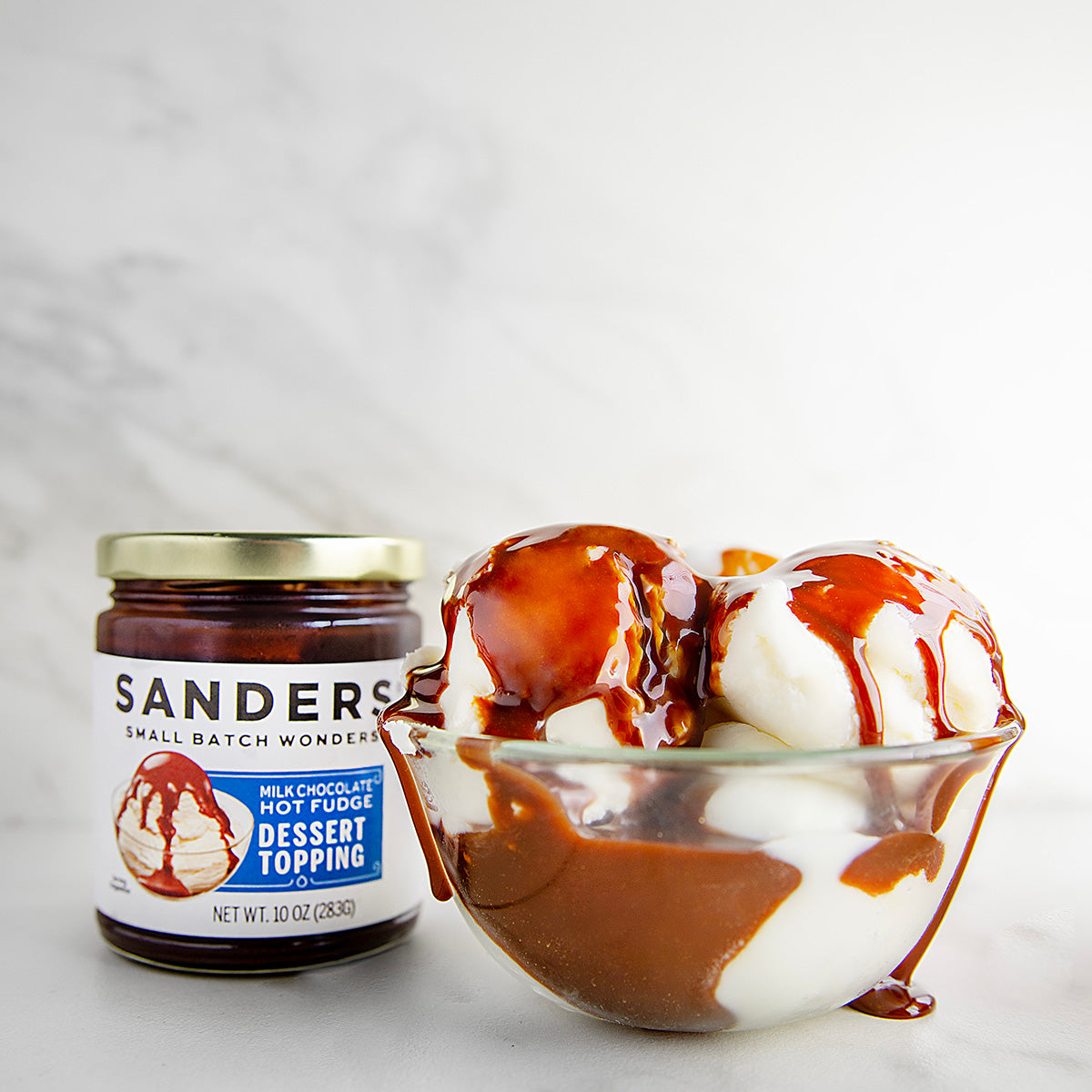 Milk Chocolate Hot Fudge Topping – Sanders Candy