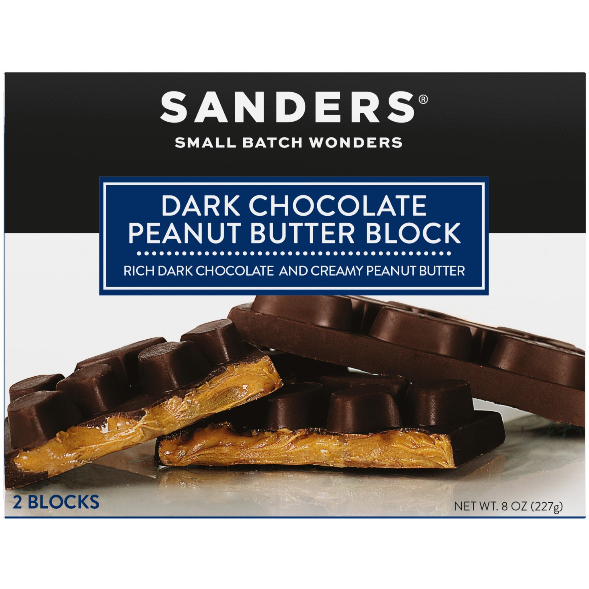 Dark Chocolate Peanut Butter Block 8 oz.