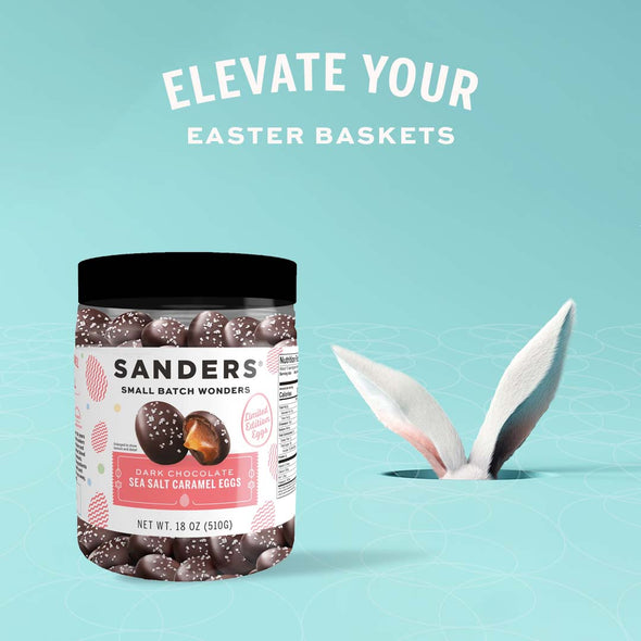 Dark Chocolate Sea Salt Caramel Easter Egg 18 oz. Tub