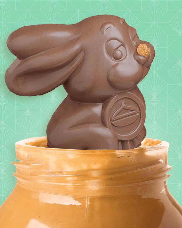 Milk Chocolate Peanut Butter Filled Bunny