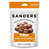 Milk Chocolate Crunchy Peanut Butter Caramels Mini Bites 3.75 oz. front product packaging